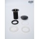 Донный клапан Gid без перелива G-54BL 76601K черный глянцевый 7x7x10