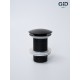 Донный клапан Gid без перелива G-55BM 76602K черный матовый 7x7x10