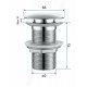 Донный клапан Gid без перелива G-55BM 76602K черный матовый 7x7x10