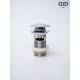 Донный клапан Gid  с переливом Ch100-1 73303K хром 7x7x10