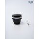 Донный клапан Gid универсальный G-59BM 76605K черный матовый 7x7x10