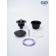 Донный клапан Gid универсальный G-59BM 76605K черный матовый 7x7x10