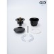 Донный клапан Gid универсальный G-58BL 76604K черный глянцевый 7.5x7x3.5