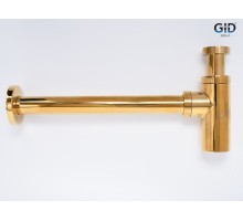Сифон для раковины Gid G-64GD 75506S золотой