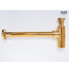 Сифон для раковины Gid G-64GD 75506S золотой