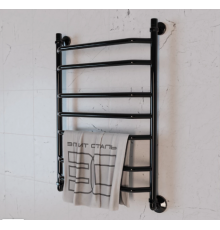 Полотенцесушитель водяной Элит Сталь Trapezoid T.W7050BL.M черно-матовый 700x500