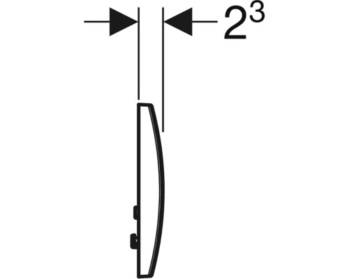 Кнопка смыва Geberit Delta 01 115.107.11.1, альпийский белый Кнопка смыва Geberit Delta 01 115.107.11.1, альпийский белый