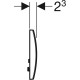 Кнопка смыва Geberit Delta 01 115.107.11.1, альпийский белый