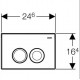 Кнопка смыва инсталляции Delta 21 Geberit 115.125.16.1 черный матовый