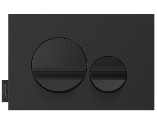 Клавиша смыва Jacob Delafon E20859-7-BMT, черный матовый и глянцевый