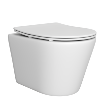 Подвесной унитаз Abelsberg Element TornadoFlush ELC70701WH, белый глянец