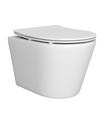 Подвесной унитаз Abelsberg Element TornadoFlush ELC70701WH, белый глянец