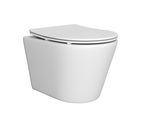 Подвесной унитаз Abelsberg Element TornadoFlush ELC70701WH, белый глянец