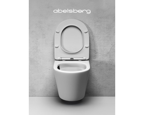 Подвесной унитаз Abelsberg Element TornadoFlush ELC70701WH, белый глянец
