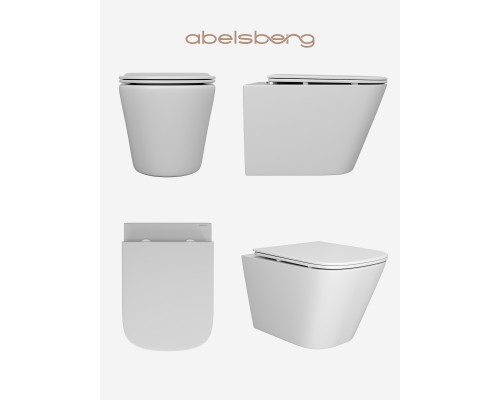 Подвесной унитаз Abelsberg Object TornadoFlush OBC80901WH, белый глянец