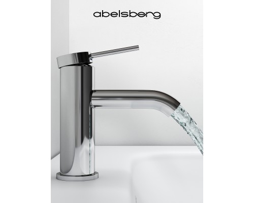Смеситель д/раковины Abelsberg Fluida ERF22001CH, глянцевый хром