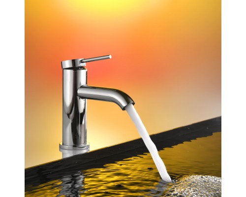 Смеситель д/раковины Abelsberg Fluida ERF22001CH, глянцевый хром