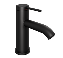 Смеситель для раковины Abelsberg Fluida ERF22001MB, вулканический черный