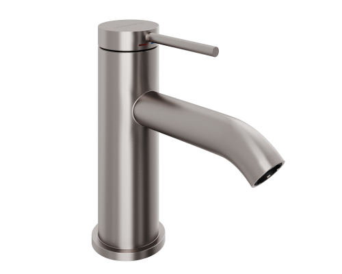 Смеситель д/раковины Abelsberg Fluida ERF22001BN, титан