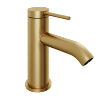 Смеситель для раковины Abelsberg Fluida ERF22001BG, королевское золото