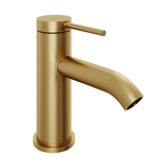 Смеситель для раковины Abelsberg Fluida ERF22001BG, королевское золото