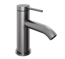 Смеситель для раковины Abelsberg Fluida ERF22001GM, космическая сталь