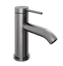 Смеситель для раковины Abelsberg Fluida ERF22001GM, космическая сталь