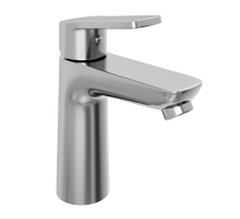 Смеситель для раковины Abelsberg Lineara UNF23508CH, глянцевый хром