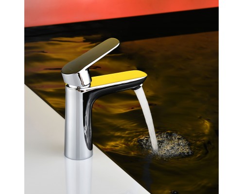 Смеситель д/раковины Abelsberg Lineara UNF23508CH, глянцевый хром