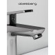 Смеситель д/раковины Abelsberg Lineara UNF23508CH, глянцевый хром