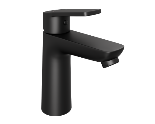 Смеситель д/раковины Abelsberg Lineara UNF23508MB, вулканический черный