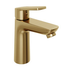 Смеситель для раковины Abelsberg Lineara UNF23508BG, королевское золото