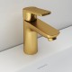 Смеситель д/раковины Abelsberg Lineara UNF23508BG, королевское золото