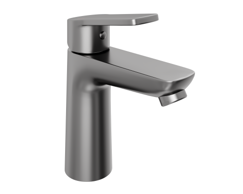 Смеситель д/раковины Abelsberg Lineara UNF23508GM, космическая сталь