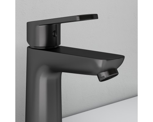 Смеситель д/раковины Abelsberg Lineara UNF23508GM, космическая сталь