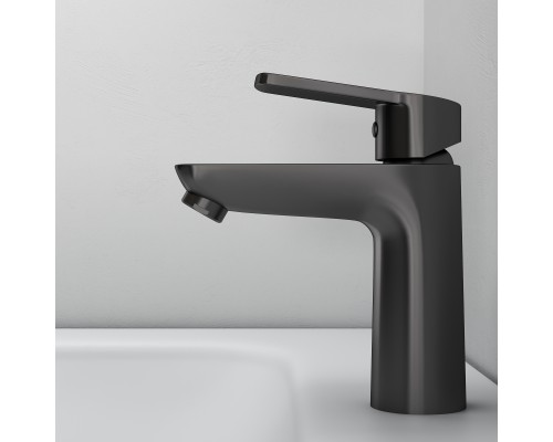 Смеситель д/раковины Abelsberg Lineara UNF23508GM, космическая сталь