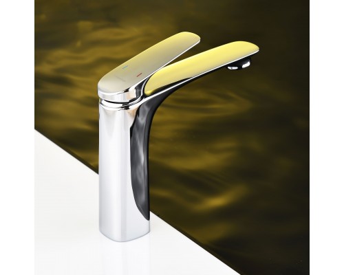 Смеситель д/раковины Abelsberg Perfecta INF60101CH, глянцевый хром