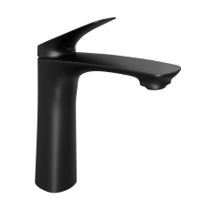 Смеситель для раковины Abelsberg Perfecta INF60101MB, вулканический черный