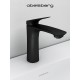 Смеситель д/раковины Abelsberg Perfecta INF60101MB, вулканический черный