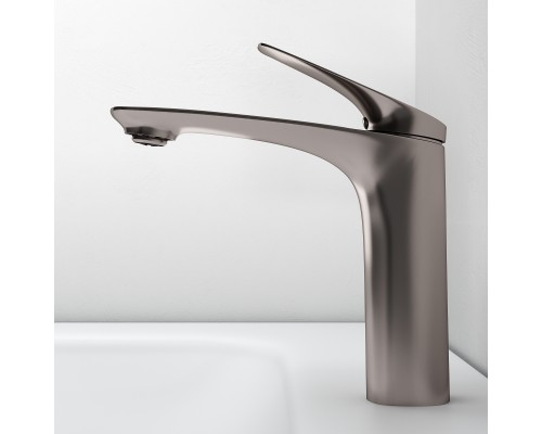 Смеситель д/раковины Abelsberg Perfecta INF60101BN, титан