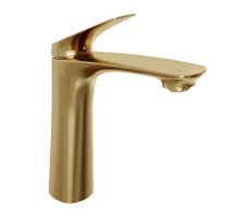 Смеситель для раковины Abelsberg Perfecta INF60101BG, королевское золото