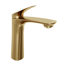 Смеситель для раковины Abelsberg Perfecta INF60101BG, королевское золото