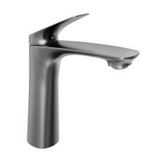 Смеситель для раковины Abelsberg Perfecta INF60101GM, космическая сталь