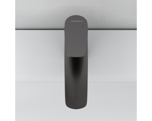 Смеситель д/раковины Abelsberg Perfecta INF60101GM, космическая сталь