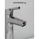 Смеситель д/раковины Abelsberg Solida AMF20090CH, глянцевый хром