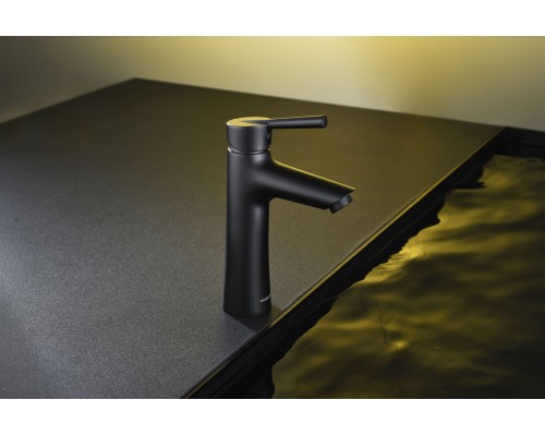 Смеситель д/раковины Abelsberg Solida AMF20090MB, вулканический черный