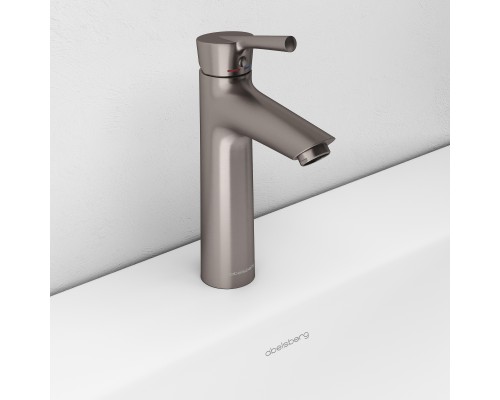 Смеситель д/раковины Abelsberg Solida AMF20090BN, титан