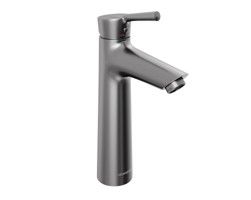 Смеситель д/раковины Abelsberg Solida AMF20090GM, космическая сталь