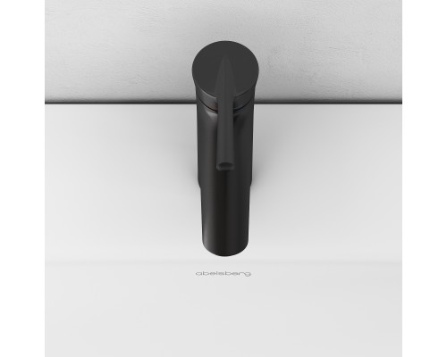 Смеситель д/раковины Abelsberg Solida AMF20090GM, космическая сталь