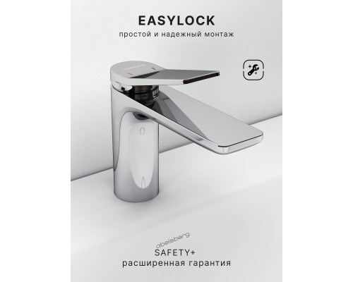 Смеситель д/раковины Abelsberg Intensa EGF23520CH, глянцевый хром